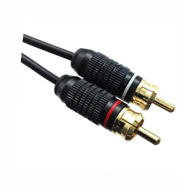 Main image of Premium RCA Stereo Patch Cables with Gold RCA