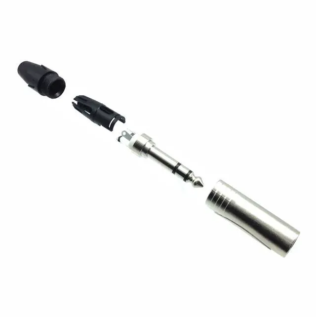 Alt view image 2 of 4 - AMERICAN RECORDER Solder Type Inline 1/4" 3 conductor (TRS) Connector