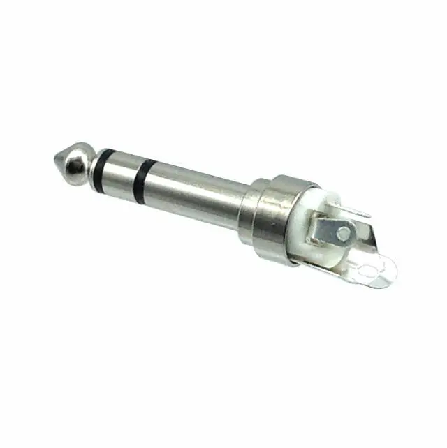Alt view image 4 of 4 - AMERICAN RECORDER Solder Type Inline 1/4" 3 conductor (TRS) Connector