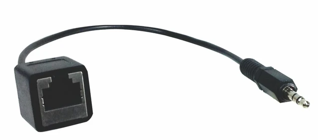 Main image of RJ45 (female) to Single 3.5mm (male) Adapter Cable for AXIA
