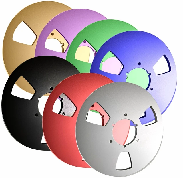 Alt view image 2 of 7 - AMERICAN RECORDER 1/4 inch NAB 10.5 inch Precision Metal Reels