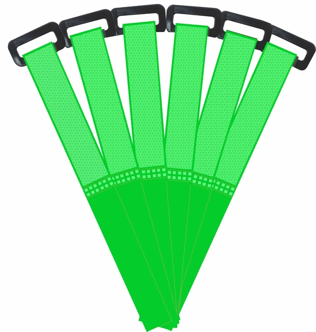 Alt view image 6 of 7 - 12" Cinch Style Reusable Cable Straps - 6 Pack