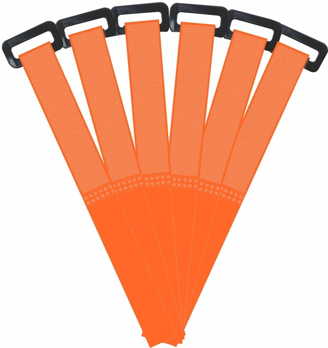 Alt view image 7 of 7 - 12" Cinch Style Reusable Cable Straps - 6 Pack