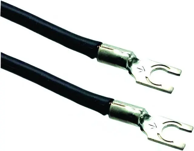 Alt view image 3 of 3 - Turntable Cable RCA to RCA with Ground Lugs