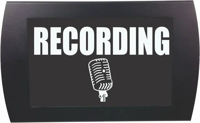 Main image of RECORDING LED Lighted Sign white