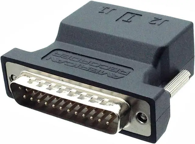 Main image of DB25 to Dual RJ45 Adapter with TASCAM DIGITAL/ANALOG Pinout