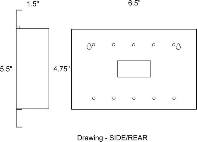 Alt view image 2 of 5 - X-RAY IN USE -  LED Lighted Sign - Size - 9" (L) x 5.5" (H) x 1.5(D)
