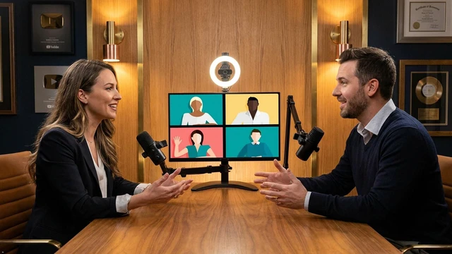 Alt view image 5 of 7 - ALLCAST - Live Streaming Complete Setup Kit - Streaming on Twitch, YouTube, TikTok - Video Conference, Webinar and Podcast System. Single or Dual monitor stand with built in HD Camera, Ring Light, Mic
