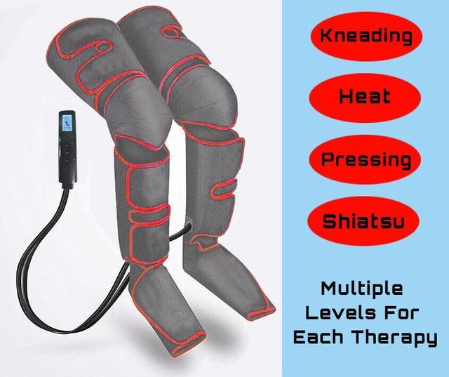 Shiatsu Air Compression Leg Massager w/ Heat