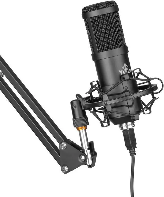 Alt view image 7 of 8 - YEYIAN AGILE Condenser Cardioid USB Microphone 24Bit/192KHZ Plug & Play PC Computer Metal Mic Boom Arm, Shock Mount Kit Recording, Gaming, Podcast, Voice Over, Streaming, Home Studio, YouTube