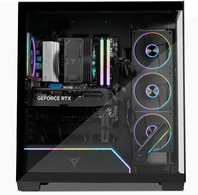 Alt view image 2 of 7 - Yeyian Gaming PC Astra X - RTX 5060 8GB : Intel Core Ultra 7 270K : 32GB DDR5 : 1TB NVMe