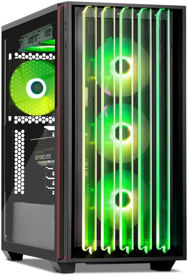 Alt view image 2 of 7 - Yeyian Gaming PC Mirage S 265FC-5701U - Intel Core Ultra 7 - 32GB DDR5 - RTX 5070 - SKU: YPI-MS265FC-5701U