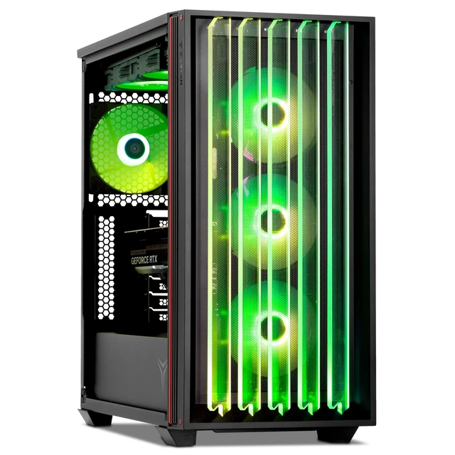 Alt view image 3 of 7 - Yeyian Gaming PC Mirage S 265FC-5701U - Intel Core Ultra 7 - 32GB DDR5 - RTX 5070 - SKU: YPI-MS265FC-5701U