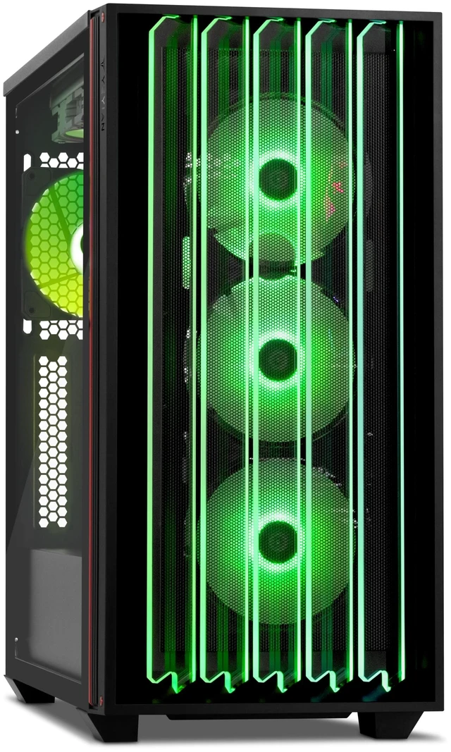 Alt view image 6 of 7 - Yeyian Gaming PC Mirage S 265FC-5701U - Intel Core Ultra 7 - 32GB DDR5 - RTX 5070 - SKU: YPI-MS265FC-5701U