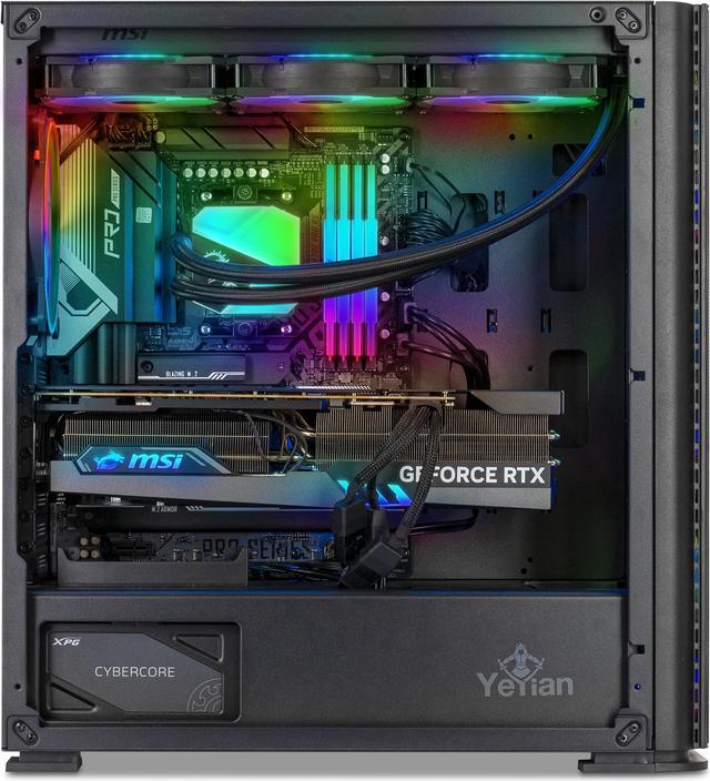  YEYIAN ODACHI Prebuilt PC Gaming Ryzen 9 7900X 5.60 GHz Desktop  Computers, GeForce RTX 4080 16 GB, 32GB DDR5 5600MHz, 1TB NVMe 4 SSD,VR  Ready ARGB,850W Gold Power Supply,Win 11 Home : Electronics