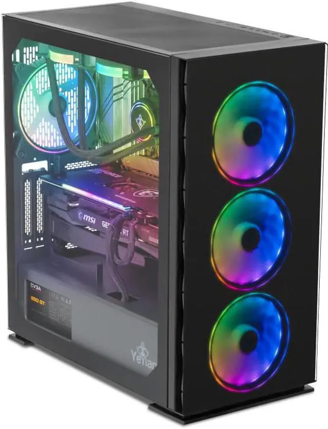 Main image of YEYIAN YARI X13-01 Gaming PC Desktop INTEL Core i7 13700KF, NVIDIA RTX 3070 Ti, 1TB NVMe SSD, 16GB DDR5 5600, 850W Gold PSU, 240mm AIO, AC Wi-Fi, Window 11 Home 64-bit