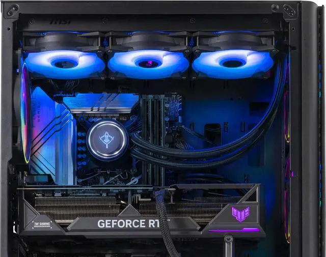 Alt view image 5 of 6 - YEYIAN ODACHI Gaming PC Desktop INTEL 14th Gen CPU Core i9 14900KF, RTX 4070 Ti, 1TB NVMe SSD, 32GB DDR5 5600 MHz, 850W Gold + PSU, 360mm AIO, AC Wi-Fi, Window 11 64bit -YPI-OD49KFC-47T1U