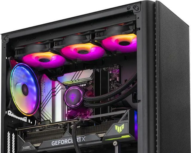 Alt view image 6 of 6 - YEYIAN ODACHI Gaming PC Desktop INTEL 14th Gen CPU Core i9 14900KF, RTX 4070 Ti, 1TB NVMe SSD, 32GB DDR5 5600 MHz, 850W Gold + PSU, 360mm AIO, AC Wi-Fi, Window 11 64bit -YPI-OD49KFC-47T1U