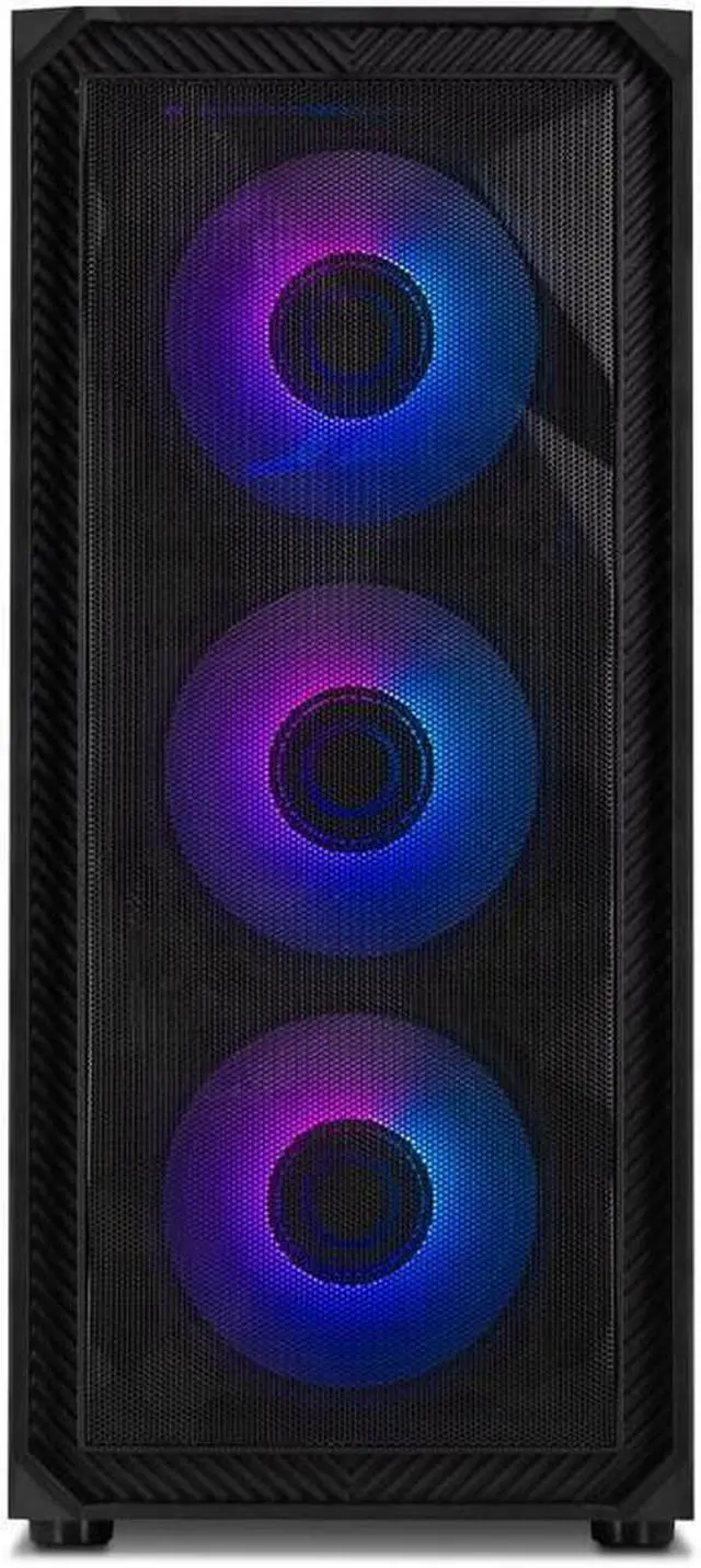 Alt view image 2 of 7 - Yeyian Tanto Gaming PC Desktop INTEL Core i5 12400F, Nvidia RTX 4060, 1TB NVMe SSD, 16GB DDR4 3200, 650W Gold PSU, AC Wi-Fi, Window 11 64bit-YPI-TA24F0B-4601U