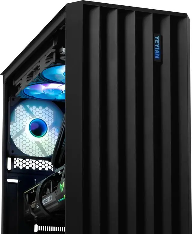 Alt view image 4 of 7 - YEYIAN Gaming Desktop PC Phoenix - Glass INTEL Core i7 13700F RTX 4070 SUPER- AI Accelerated Performance 1TB SSD 16GB DDR5 240mm AIO 650W Gold PSU, AC Wi-FI, Windows 11 64bit- YPI-PG37F0B-47S1U