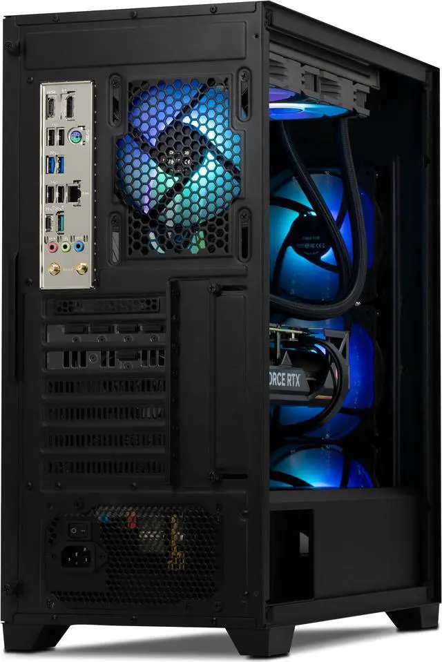 Alt view image 6 of 7 - YEYIAN Gaming Desktop PC Phoenix - Glass INTEL Core i7 13700F RTX 4070 SUPER- AI Accelerated Performance 1TB SSD 16GB DDR5 240mm AIO 650W Gold PSU, AC Wi-FI, Windows 11 64bit- YPI-PG37F0B-47S1U