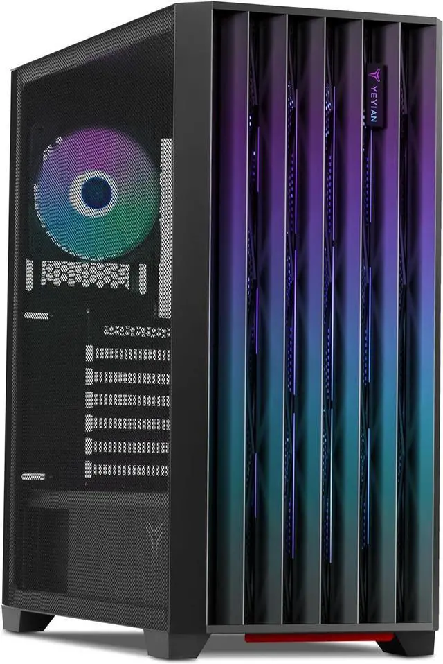 Main image of YEYIAN Phoenix ATX Mid Tower Gaming PC Case, with Iron Mesh Panel,170mm CPU Cooler,400mm VGA Length Computer Case-YCM-APPHO-02