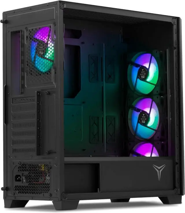 Alt view image 2 of 6 - YEYIAN Phoenix ATX Mid Tower Gaming PC Case, with Iron Mesh Panel,170mm CPU Cooler,400mm VGA Length Computer Case-YCM-APPHO-02