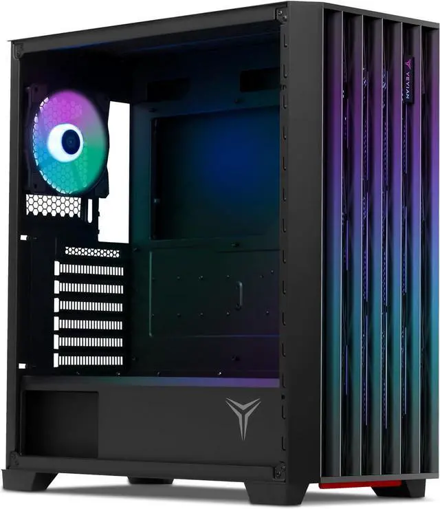 Alt view image 3 of 6 - YEYIAN Phoenix ATX Mid Tower Gaming PC Case, with Iron Mesh Panel,170mm CPU Cooler,400mm VGA Length Computer Case-YCM-APPHO-02