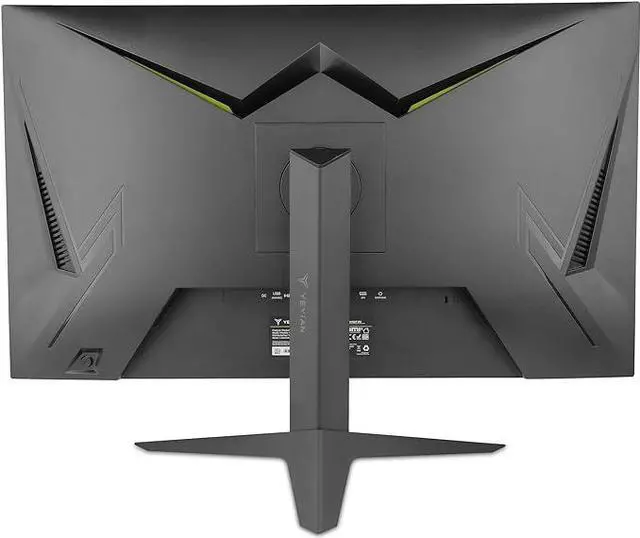 Alt view image 4 of 7 - YEYIAN 27 inch Frameless IPS Computer Gaming Monitor,2560×1440P QHD,180Hz Refresh,1ms Response Time,120% sRGB,178° Viewing Angle,Tilted,HDMI&Type A Input, FreeSync Support,G-sync and VESA Compatible