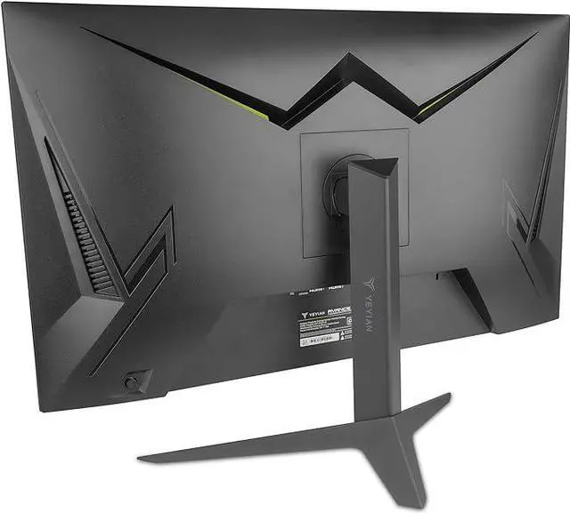 Alt view image 7 of 7 - YEYIAN 27 inch Frameless IPS Computer Gaming Monitor,2560×1440P QHD,180Hz Refresh,1ms Response Time,120% sRGB,178° Viewing Angle,Tilted,HDMI&Type A Input, FreeSync Support,G-sync and VESA Compatible