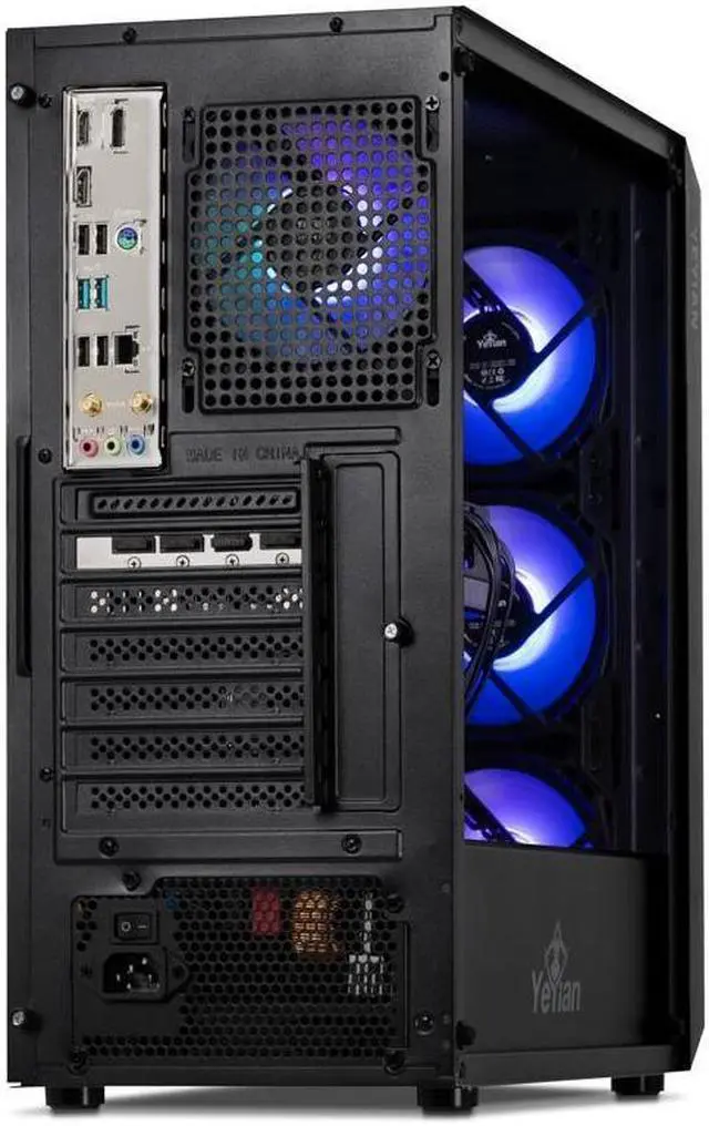 Alt view image 6 of 7 - Yeyian Tanto Gaming PC Desktop INTEL Core i5 12400F, Nvidia RTX 4060, 1TB NVMe SSD, 16GB DDR4 3200, 650W Gold PSU, AC Wi-Fi, Window 11 64bit-YPI-TA24F0B-4601U