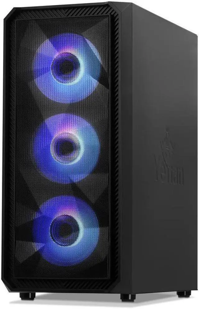 Alt view image 7 of 7 - Yeyian Tanto Gaming PC Desktop INTEL Core i5 12400F, Nvidia RTX 4060, 1TB NVMe SSD, 16GB DDR4 3200, 650W Gold PSU, AC Wi-Fi, Window 11 64bit-YPI-TA24F0B-4601U