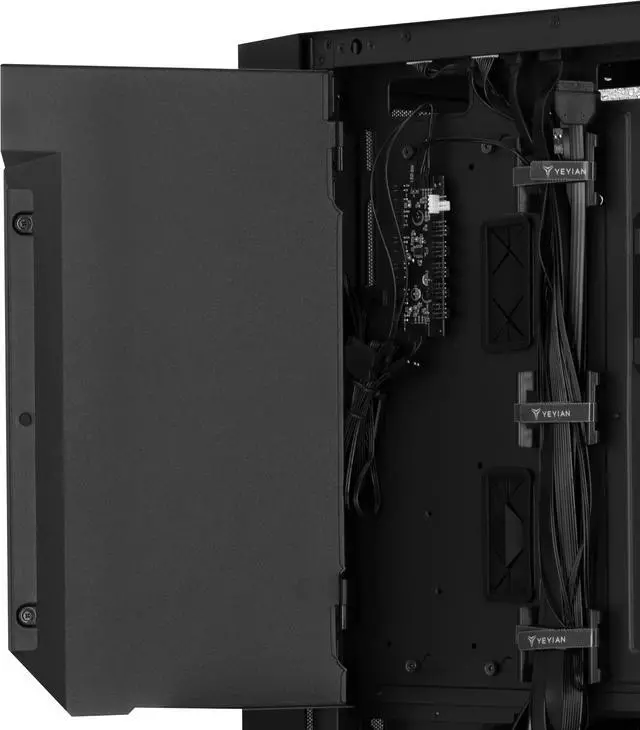 Alt view image 3 of 7 - YEYIAN Gaming PC Mirage X Full Tower with tempered glass 1.0mm metal chassis up to 420mm liquid cooling - YcF-EPMIR-X1