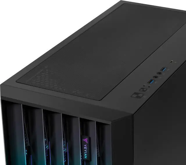 Alt view image 6 of 7 - Yeyian Phoenix Glass Gaming Desktop PC, AMD Ryzen 7 7800X3D, Nvidia GeForce RTX 4070 SUPER, 32GB DDR5 6000MHz RGB, 1TB SSD, Windows 11 Home 64-bit, YPA-PG780DC-47S1U