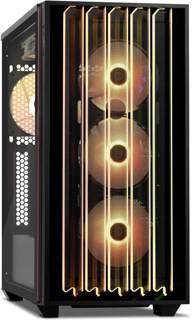 Alt view image 5 of 7 - YEYIAN Gaming PC Mirage S Intel Core i7 14700KF NVIDIA RTX 4070 Super 32GB DDR5 6000MHz RGB 1TB SSD Windows 11 Home - YPI-MS47KFC-47S1B