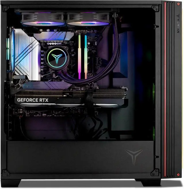 Alt view image 6 of 7 - YEYIAN Gaming PC Mirage S Intel Core i7 14700KF NVIDIA RTX 4070 Super 32GB DDR5 6000MHz RGB 1TB SSD Windows 11 Home - YPI-MS47KFC-47S1B