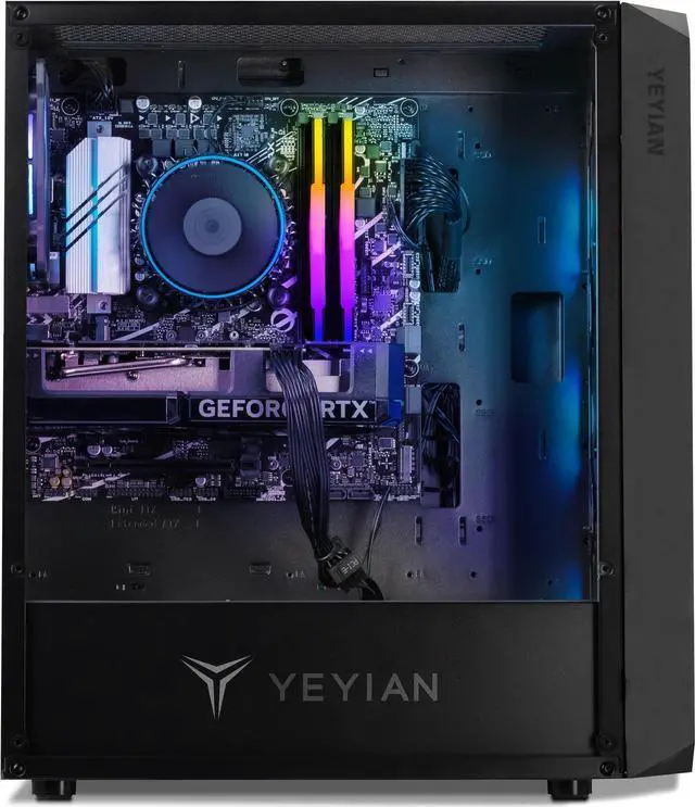 Alt view image 6 of 7 - YEYIAN Gaming Tanto RYZEN 7 9700X NVIDIA RTX 5070 32GB DDR5 6000MHz RGB RAM 2TB SSD NVMe 750W PSU Windows 11 Home -YPA-TA970XC-5701B