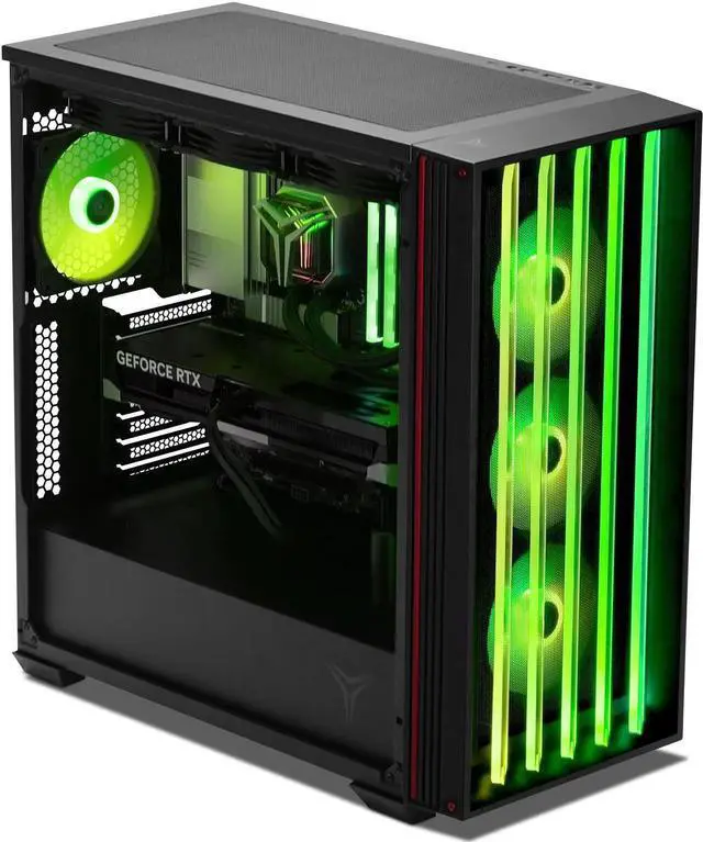Alt view image 6 of 6 - YEYIAN Gaming PC MIRAGE -S AMD Ryzen 7 7800X3D NVIDIA GeForce RTX 5080 32GB DDR5 6000MHz RGB 2TB SSD NVMe 360mm AIO 1000W Platinum PSU - Windows 11 Home - YPA-MS780DC-5801N