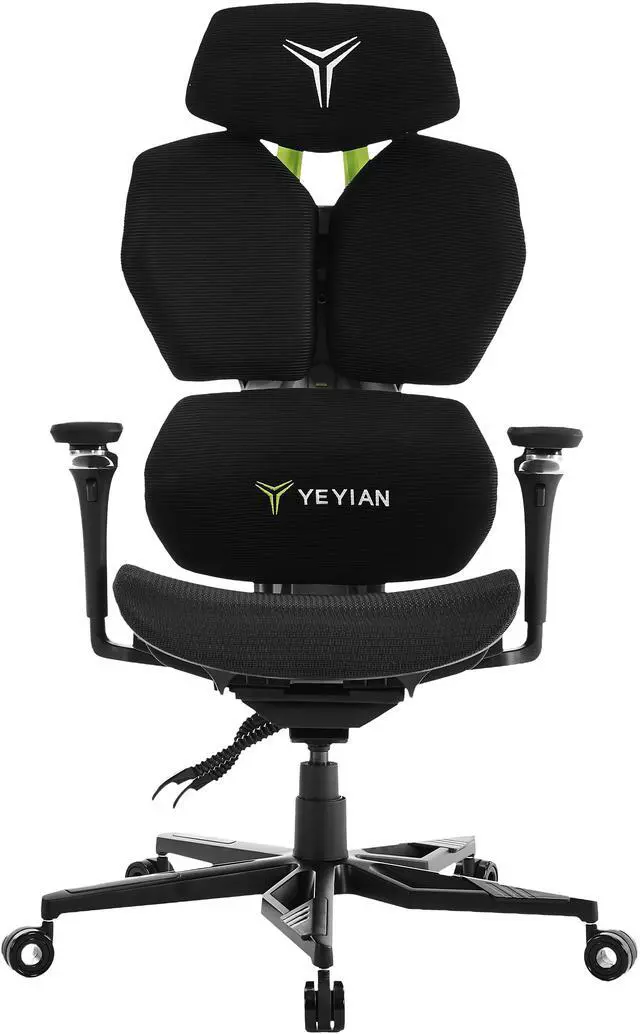 Main image of YEYIAN Ergonomic Gaming Chair. Lumbar Support, Adjustable Seat Height, Adjustable Armrests. YAR-GAOME-M1
