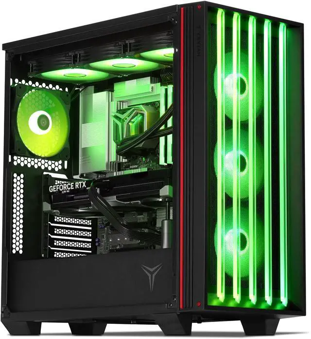 Alt view image 2 of 5 - YEYIAN Gaming Desktop PC MIRAGE S Intel Core Ultra 9 285K RTX 5080 32GB DDR5 2 TB SSD 850W 80+ Gold PSU Windows 11 Home - SKU: YPI-MS285KC-5801U