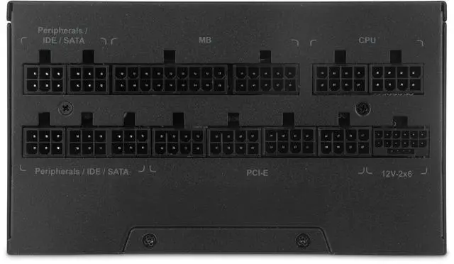 Alt view image 4 of 6 - YEYIAN PSU. Fully Modular,1300W, ATX 3.1, 80 Plus Platinum, All Japanese Capacitors. Model YFT-1T33M-P1