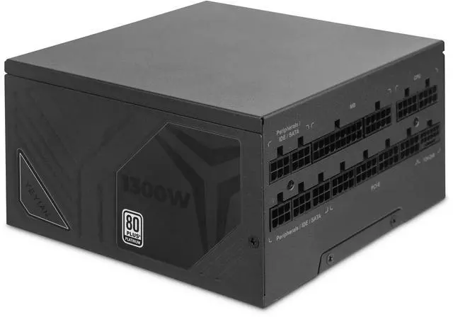 Alt view image 2 of 6 - YEYIAN PSU. Fully Modular,1300W, ATX 3.1, 80 Plus Platinum, All Japanese Capacitors. Model YFT-1T33M-P1