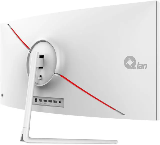 Alt view image 3 of 6 - Qian 30" Curved Monitor. Ultra Wide, WFHD(2560x1080P), 200Hz, VA, Anti-Glare Screen, VA, 95% sRGB, Freesync, HDMI DP Display. Model QMC-VA30-02