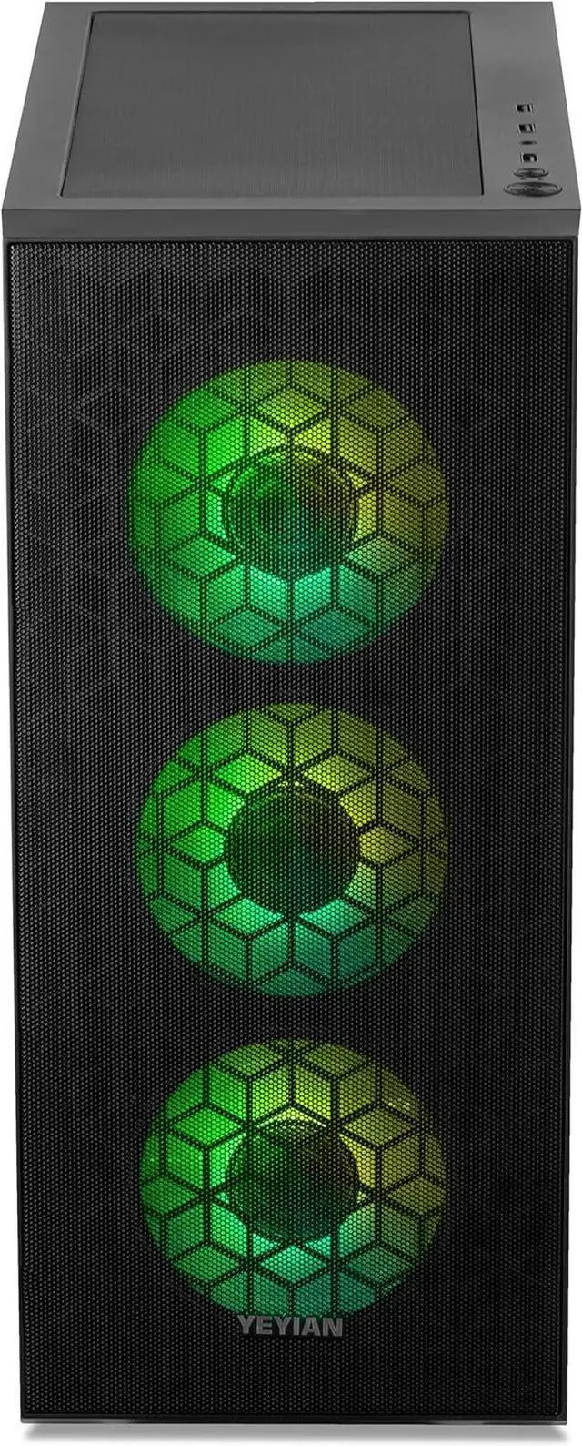 Alt view image 4 of 6 - YEYIAN Gaming PC. Ryzen 5 8400F, RTX 5060 8GB GDDR7, 1 TB NVMe, 16GB DDR5, 650W 80+ Gold, Windows 11 Home. Model YPA-YU84F0B-5601U