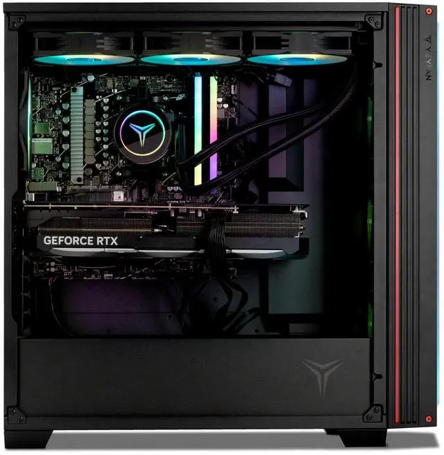 Alt view image 4 of 5 - YEYIAN Gaming PC. Intel Core Ultra 9 285K 5.7 GHz, NVIDIA RTX 5080 16GB GDDR7, 360mm AIO, 2 TB NVMe, 32 GB DDR5, 850W 80+ GOLD, Windows 11 Home. Model YPI-MS285KC-5801MC