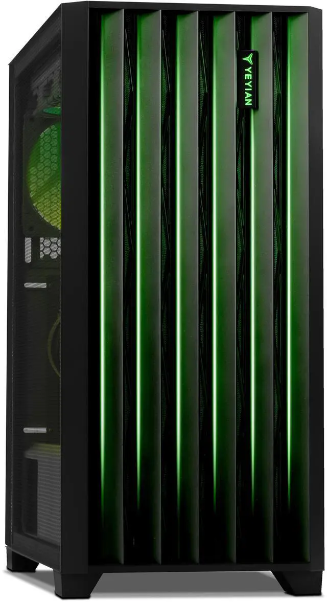 Alt view image 2 of 6 - YEYIAN Gaming PC. AMD Ryzen 7 7800X3D 5.0 GHZ, NVIDIA RTX 5070, 1TB NVMe, 32GB DDR5, 650W 80+ GOLD, Windows 11 Home. Model YPA-PM780DC-5701U