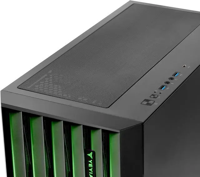 Alt view image 6 of 6 - YEYIAN Gaming PC. AMD Ryzen 7 7800X3D 5.0 GHZ, NVIDIA RTX 5070, 1TB NVMe, 32GB DDR5, 650W 80+ GOLD, Windows 11 Home. Model YPA-PM780DC-5701U