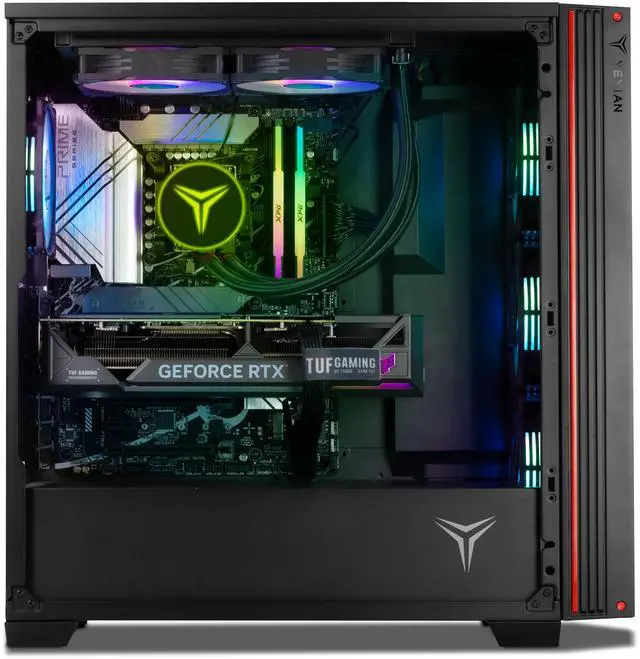 Alt view image 5 of 6 - YEYIAN Gaming PC. AMD Ryzen 7 7800X3D, NVIDIA RTX 4080 Super, 360 AIO Liquid Cooler, 1 TB NVMe, 32GB DDR5, 850W 80+ GOLD, Windows 11 Home. Model YPA-MS780DC-48S1U
