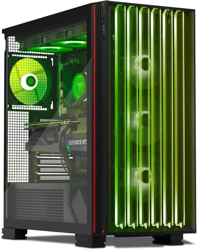 Alt view image 2 of 5 - YEYIAN Gaming PC. AMD Ryzen 7 9800X3D, NVIDIA RTX 5090, 360mm AIO Liquid Cooler 4 TB NVMe, 64GB DDR5, 1000W 80+ PLATINUM, Windows 11 Home. Model YPA-MX980DD-5901U