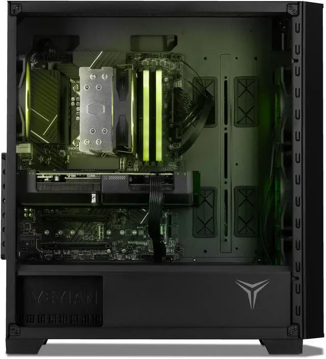 Alt view image 3 of 6 - YEYIAN Gaming PC. AMD Ryzen 7 8700F, NVIDIA RTX 5070, 2TB NVMe, 32GB DDR5, 1000W 80+ GOLD, Windows 11 Home. Model YPA-PM87F0C-5701U